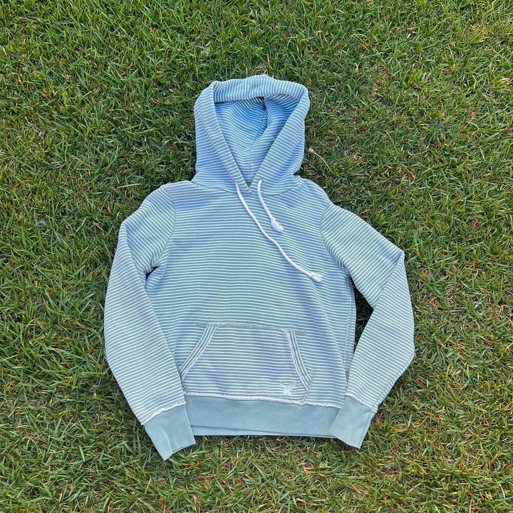 American Eagle Outfitters y2k striped hoodie women’s size L